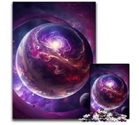 Universe Planet Landscape Jigsaw Puzzles for Adults 1000 Piece cardboard Puzzles Challenging Brain Teaser for Teenagers, Family Fun Interactive Game 26X38CM/10.23x14.96inch