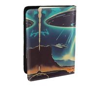 Universe Planet Print Passport Holder Cover Wallet Passport Cover, Passport Wallet Case for Cards and Documents