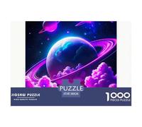 Universe Planets Jigsaw Puzzle 1000 Pieces Relaxing Entertainment Adults Teens Space Premium Box Poster 38x26cm/1000pcs