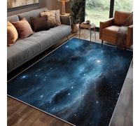 Universe Small Rugs 50x80cm, Galaxy Starry Sky Rug, Anti Slip Rubber Area Rugs, Washable Soft Short Pile, Bedroom Decor Carpet, Patterned Home Decor A(597)
