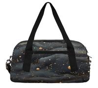Universe Starry Sky Kids Duffle Bag Boys Girls Small Sport Dance Gym Bag for Overnight Travel Weekender Carry On, Universe Starry Sky, 18.5"L x 9.4"W x 7.8"H