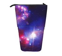 Universe Starry Stars Print Pencil Case,Telescopic Pen Pouch,Portable Pencil Holder,Storage Cosmetic Bag