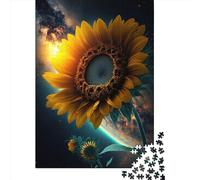 Universe Sunflower1 Puzzle for Adults And Teenagers 1000 Pieces Paper Puzzles for Adults Puzzles for Teenagers Age 12 Years Up 1000pcs (38x26cm)