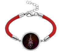 Universe Symbol Totem Pattern Geometry Lucky Red String Bracelet Rope Bracelet Handmade