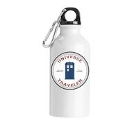 Universe traveler space time Tourist Water Bottle White