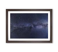 Universe Vol.59 in Abstract Framed Print | A2 Walnut Framed Wall Art | Ready to Hang | Abstract Fantasy Picture | Living Room Bedroom Lounge Office