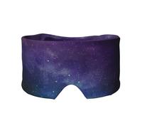 Universe with Stars and Galaxy Interstellar Print Eye and Ear Muffs Blackout Sleeping Noise Blocking Ear for Adults Kids Men Women