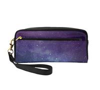Universe with Stars and Galaxy Interstellar Print Makeup Bag for Women Waterproof Pouch Toiletry School Office Travel Daily Use