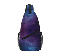 Universe With Stars And Galaxy Sling Chest Bag - Slim Sling Backpack For Men Women Lightweight Travel Shoulder Bag Crossbody Casual Daypack