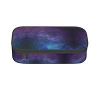 Universe with Stars Galaxy Interstellar Large Capacity Pencil Case Stationery Storage Bag with Zipper Boys Girls Students School