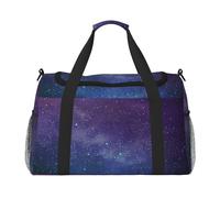 Universe with Stars Galaxy Interstellar Print Ample Space Travel Duffle Bags Large Capacity Hand Travel Bag for Airplane Weekend