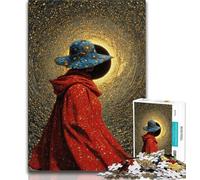 Universe Woman JigsawPuzzle 1000 Pieces for Teenagers,Challenging Game And Family Play Wall Decoration Unique Birthday And Xmas Gifts 75x50cm