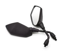Universial 10mm Motorcycle Mirrors Racing Sport Bike Rear View Mirror Compatible with Hornet 250 CB 599 600 Cb400 CB919 NC700S NC700X(Carbon fiber)