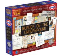 University Games 33272 Mystery Case Files Puzzle Murder on The Underground, Dar