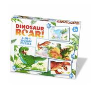 University Games 4 In 1 Dinosaur Roar Jigsaw Puzzle