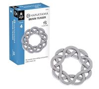 University Games Hanayama Cast Metal Brainteaser Puzzles - Coaster Puzzle (Level 4