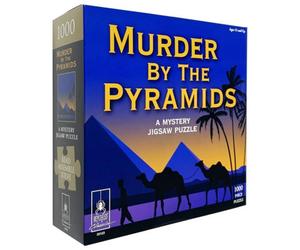 University Games Mystery Solving By The Pyramids Jigsaw Puzzle 1000 Pieces