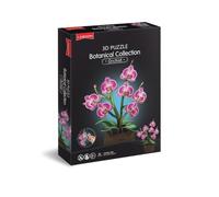 University Games Orchid 3D Flower Puzzle, 85 Pieces, Age 8+ | No Glue or Scissors, Ages 8 and Above, 23.4 x 16.2 x 33.8 cm, Decorative Display Model