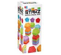 University Games, Stakz, Match-Stack-Win! The Tile-Laying Family Strategy Game for 2 to 4 Players, Ages 6 and Up from (01843)