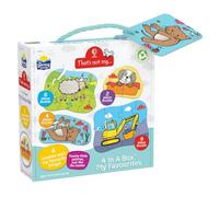 University Games That's Not My... 4-in-1 My Favourite Things Puzzle Set, 18 months+