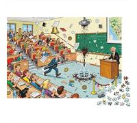 University Lecture Hall Riot Wooden Jigsaw Puzzle Waterproof 1000 Piece Puzzles for Adults Impossible Home Decoration
