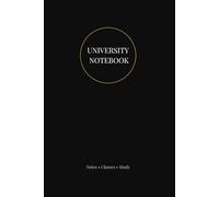 University Notebook for Students: Lined Pages for Notes, Classes and Study