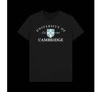 University Of Cambridge Est 1209 Unisex Black T-Shirt University Of Cambridge Black 4XL