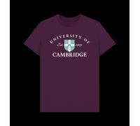 University Of Cambridge Est 1209 Unisex Purple T-Shirt University Of Cambridge Purple XL