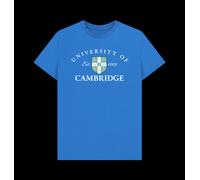 University Of Cambridge Est 1209 Unisex Royal Blue T-Shirt University Of Cambridge Bright Blue 2XL