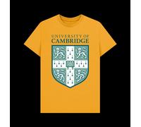 University Of Cambridge Shield Unisex Gold T-Shirt University Of Cambridge Gold L