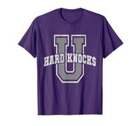 University of Hard Knocks College Women Entrepreneur Purple T-Shirt