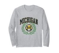University of Michigan Laurel Crest PAFI948 Long Sleeve T-Shirt