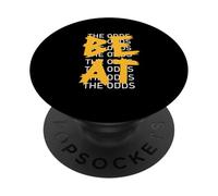 University Varsity-Gold Beat The Odds Yellow PopSockets Adhesive PopGrip