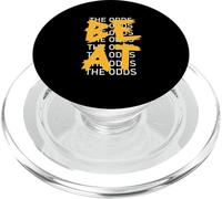 University Varsity-Gold Beat The Odds Yellow PopSockets PopGrip for MagSafe