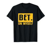 University Varsity-Gold BET On Myself Varsity-Gold T-Shirt