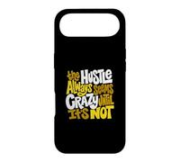 University Varsity-Gold Color Hustle Ain't So Crazy Yellow Case for iPhone Air