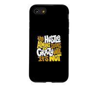 University Varsity-Gold Color Hustle Ain't So Crazy Yellow Case for iPhone SE (2020) / 7/8