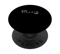 University Varsity-Gold Color In My Villain Arc Yellow PopSockets Adhesive PopGrip