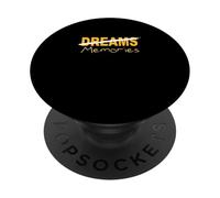 University Varsity-Gold Color Memories Over Dreams Yellow PopSockets Adhesive PopGrip