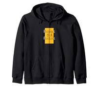 University Varsity-Gold Color Pressure Is A Privilege Zip Hoodie