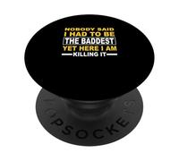 University Varsity-Gold Color The Baddest Yellow PopSockets Adhesive PopGrip