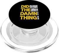 University Varsity-Gold Did The Damn Thing Yellow PopSockets PopGrip for MagSafe