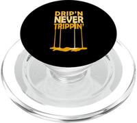 University Varsity-Gold Drip'n Never Slippin' PopSockets PopGrip for MagSafe