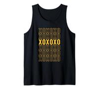 University Varsity-Gold Hugs N Kisses Varsity-Gold Tank Top