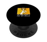 University Varsity-Gold Hush Now Distressed Yellow Graphic PopSockets Adhesive PopGrip