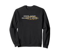 University Varsity-Gold Keep It Moving Varsity-Gold Sweatshirt