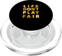 University Varsity-Gold Life Don't Play Fair Varsity-Gold PopSockets PopGrip for MagSafe
