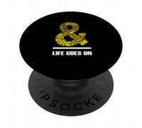 University Varsity-Gold & Life Goes On University Yellow PopSockets Adhesive PopGrip