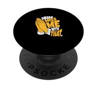 University Varsity-Gold Not Me, Thanks Varsity-Gold Yellow PopSockets Adhesive PopGrip