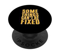 University Varsity-Gold Some Things Stay Broke yellow PopSockets Adhesive PopGrip